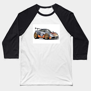 Mc-Laren F1 GTR Number 3 Baseball T-Shirt